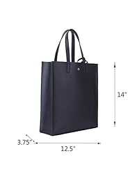 El bonito Bolsa Co. Mujer Slim abierto bolso bolsa de asa superior con portafolios