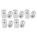 uxcell Advertisement Stainless Steel Nails Box Screws Glass Standoff Pins 12mm x 20mm 10pcs