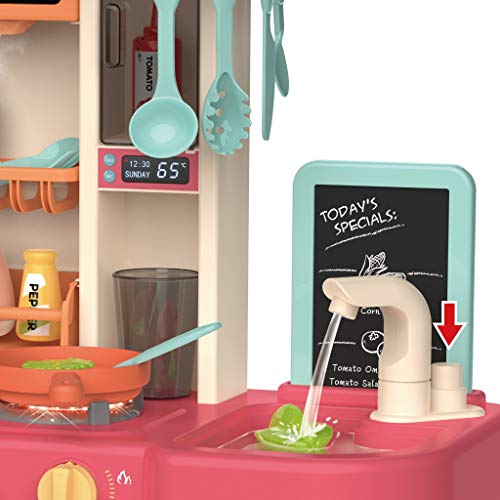 visdron Role Play Kitchen Playset Toys , Kitchen Playset for Girls