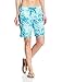 Kanu Surf Women's UPF 50+ Active Swim Board Short (Reg & Plus Sizes), Oceanside Aqua/Blue, 14