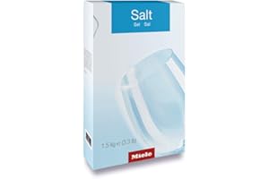 Miele Dishwasher Salt, Reactivation Salt with Extra Coarse Grains for Protecting Dishwashers and Dishes from Limescale Deposi