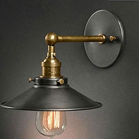 XJJZS Linterna rústica Luz montada en la Pared Lámpara de Pared