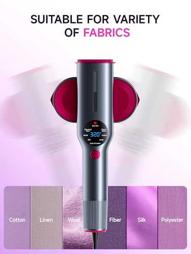 DRFLASH 2-in-1 Steamer & Iron for Clothes,15s Fast Heat-up 1200W Portable Handheld Garment Steamer,Travel Size with Large Ceramic Heat Panel,Quick Wrinkle Removal,110V-120V