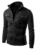 MINSNOWLER Mens Zipper Hoodies Sweatshirt Hooded Coat Hoodie Casual Hoody Jacket