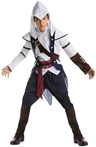 Assassin's Creed Connor Teen Boys' Classic Halloween Costume (Teen Medium) Blue/White