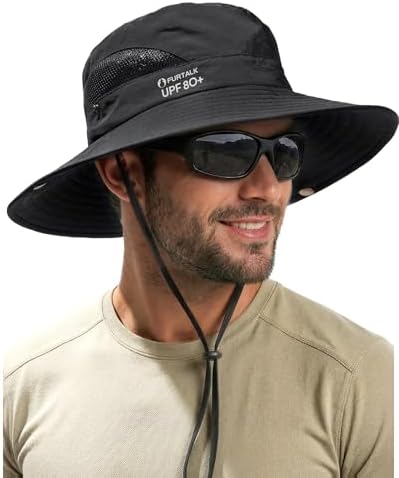 Amazon.com: FURTALK Sun Hats for Men Fishing Hat UPF 80+  display picture 3