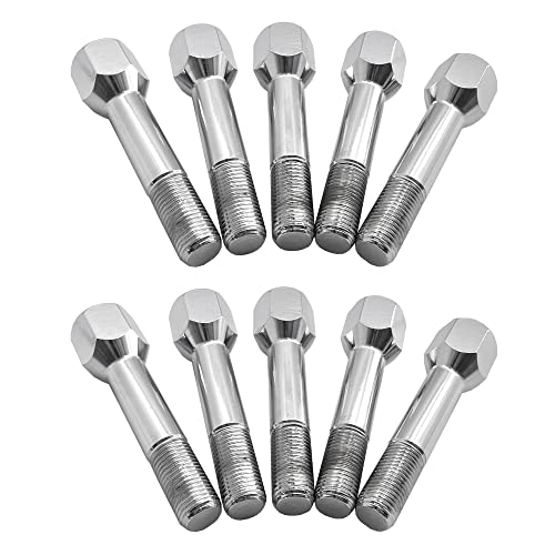 Simoni Racing BR/29-10 Kit 10 bulloni ruote chiave 22 M14x1.5 lunghezza 67 mm specifici per Ferrari e Maserati