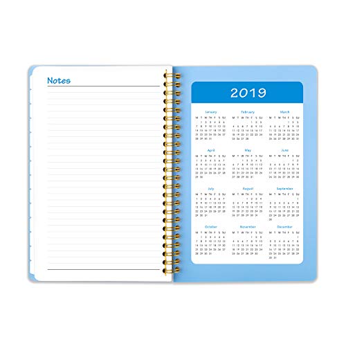 2019 Planner Hardcover Weekly/Monthly / Yearly Calendar Planner Agenda Book (November 2018-December 2019) 5.5 x 8'' - Thumbnail 4