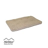 Plush Dog Bed | Ombr&eacute; Swirl Dog Bed & Cat Bed | Mocha 46L x 29W x 3H - Inches for XL Dog Breeds