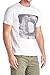 Diesel Mens T Shirt D Picture Graphic Rules Tee, White, Medium