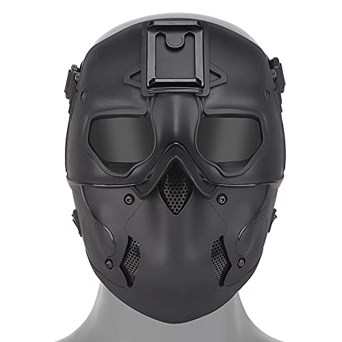 Tactical Full Face Protection Wild Mask with Night Vision Adapter Base Airsoft Paintball Mask at Amazon
