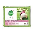 Seventh Generation Free and Clear Baby Diapers, Stage 3, 35 Count (Pack of 4)