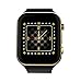 Scinex SW20 Smart Watch for Android and iPhone with 16GB Memory, Pedometer Smartwatch for Men & Women, Sleep Monitor Watch, Compatible with Cell Phone, Warranty Included (Black/Gold)
