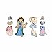 T.S. Shure Daisy Girls Princess & Ballerina Wooden Magnetic Dress-Up Dolls