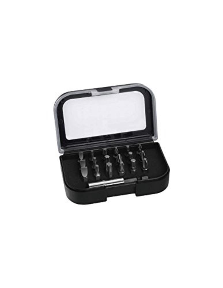 Stanley 1-13-901 Bit-Set with Bit Holder, Silver, Set of 19 Piece