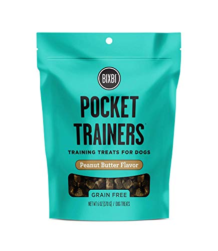 Bixbi Pocket Trainers Dog Treats, Peanut Butter, 6 Ounce