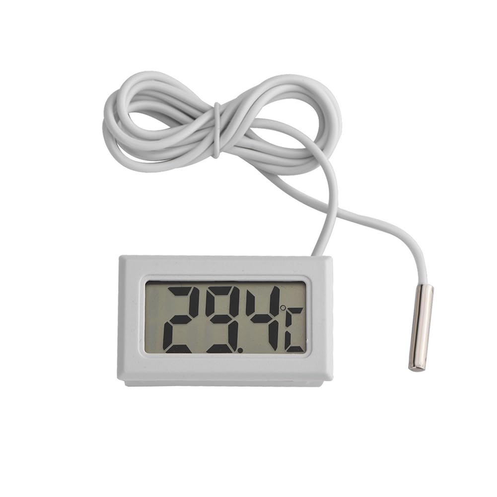 Joyzan Thermometer Gauge, Room Indoor Monitor Accurate Temperature Bedroom Office Greenhouse Fridge Freezer Refrigerator Aquarium Thermo Climate Ambient Gauge Reptile Nursery Cellar Closet Kitchen