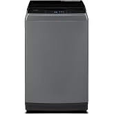 COMFEE' Portable Washing Machine and Washer 2.4 Cu.ft LED Compact Laundry | 8 Models, Environmentally Friendly, Child Lock for RV, Dorm, Apartment Magnetic Gray