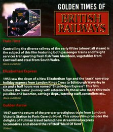 Golden Times Of British Railways [DVD]