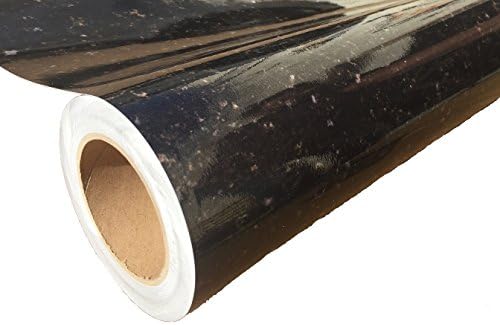 Instant Granite Counter Top Film - Black (3' x 12')