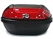TMS TBOX-JK2016-K Matte Black X-Large Motorcycle Scooter Luggage Trunk Top Case Tail Box (Fits 2 Helmets New)
