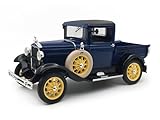 1931 Ford Model A Pickup Truck Lombard Blue 1/18 Diecast Model Car by Sunstar 6112