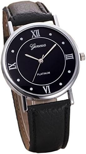 Fashion Casual Watch PU Leather Band Quartz Wrist Watche
