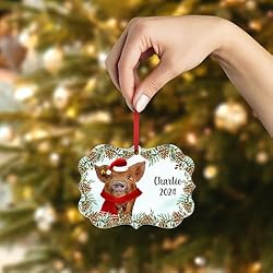 Ginger Kunekune Pig Christmas Ornament 2024