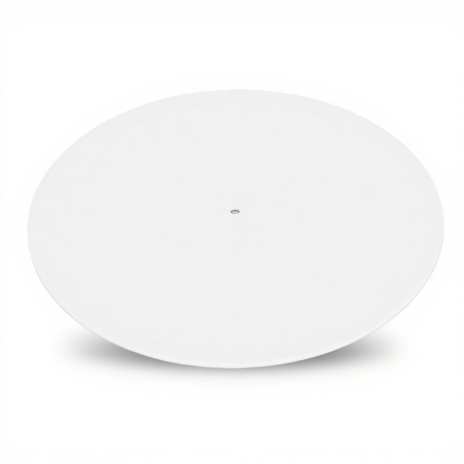 Turntable Mat, Acrylic 12 Inch Reduce Static Dust Noise Record Player Slipmat Platter Slip Mats, for 12 Inch Record Player (White)