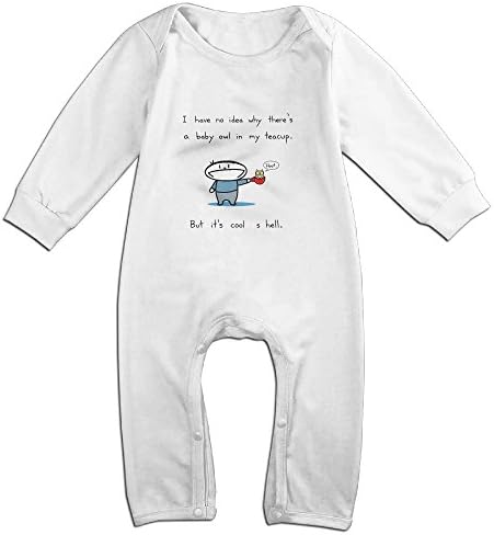 Baby Owl In My Teacup Long Sleeve Baby Onesies Boys Girls Baby Outfits Newborn Best For Newborn Baby Darling