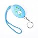 iDaye Lovely Emergency Personal Alarm/Keychain -Elderly/Kids Tracker, Self Defense Electronic Device with 130 db, Perfect for kids, Elderly, Women Work at Night, Adventurer. (blue )