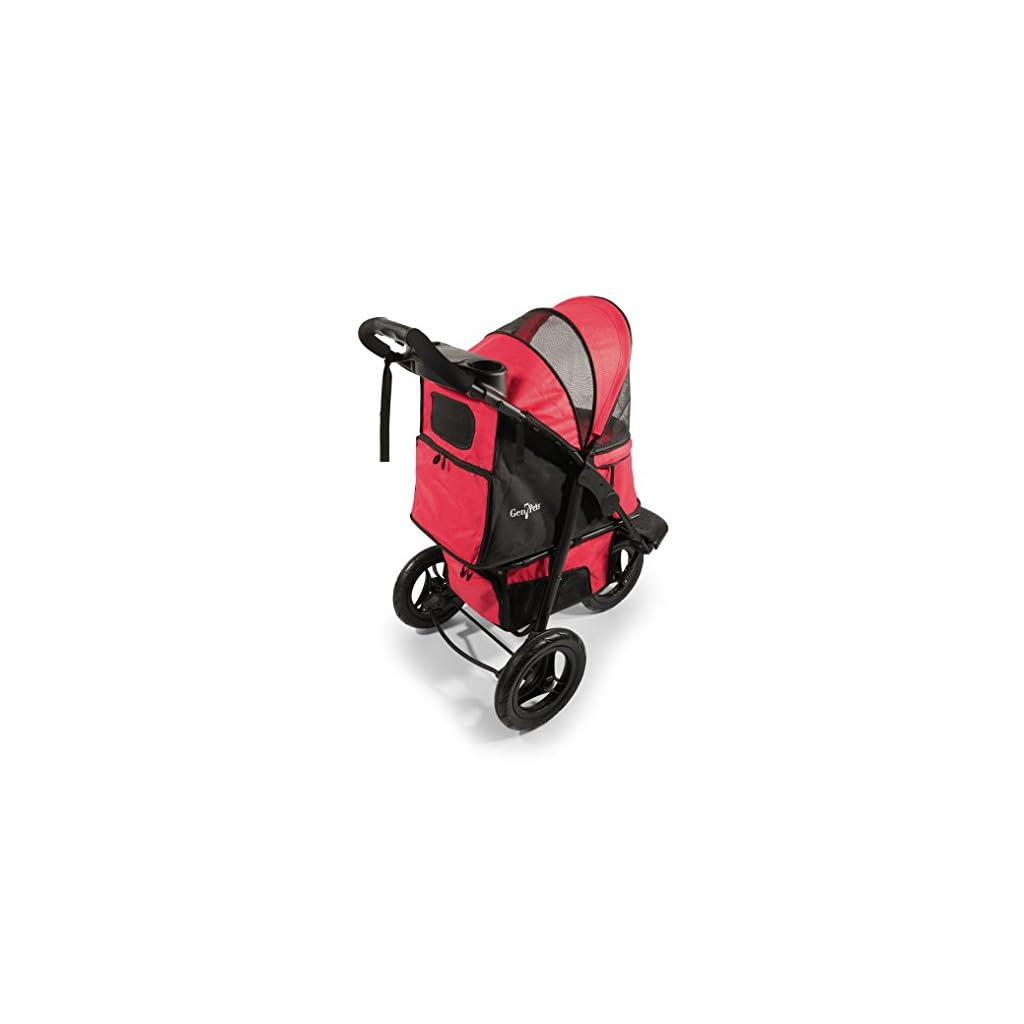 Gen7Pets Jogger Pet Stroller, Red MyDogsLife