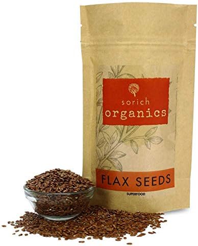 Sorich Organics - Flax Seeds, Fibre and Omega-3 Rich Superfood - 900 Gm