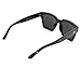 GAMT Sunglasses Tide Vintage Frame Fashion Eyewear Black Frame Silver Lens