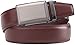 Bulliant Men's Genuine Leather Ratchet Belt for Men with Slide Buckle, Trim to Fit