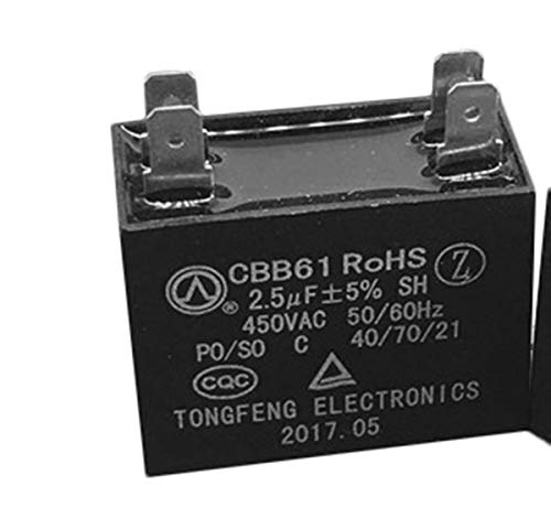 Ceiling Fan Capacitor Cbb61 Motor Run Capacitor 6uf 4 Tabs Ac 450v