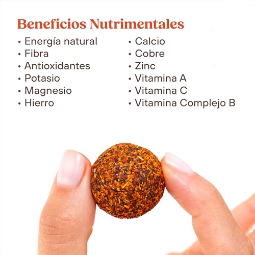 Dat Snack Bolas de Energía de Dátil Enchilado, Snack Saludable Sin Azúcar Añadida, Solo 4 Ingredientes con Fibra y Bajas en Sodio (3 Pack, 360g total)