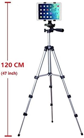 41 Inch Camera Tripod and Tablet Mount Holder Stand for Ipad Pro 9.7,Ipad Air 2 1,Ipad 4 3 2
