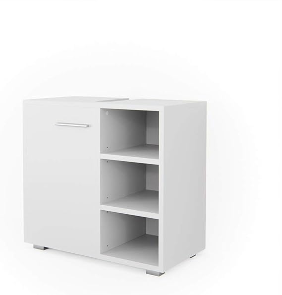 VICCO Waschtischunterschrank PERRY Weiß Unterschrank Waschtisch