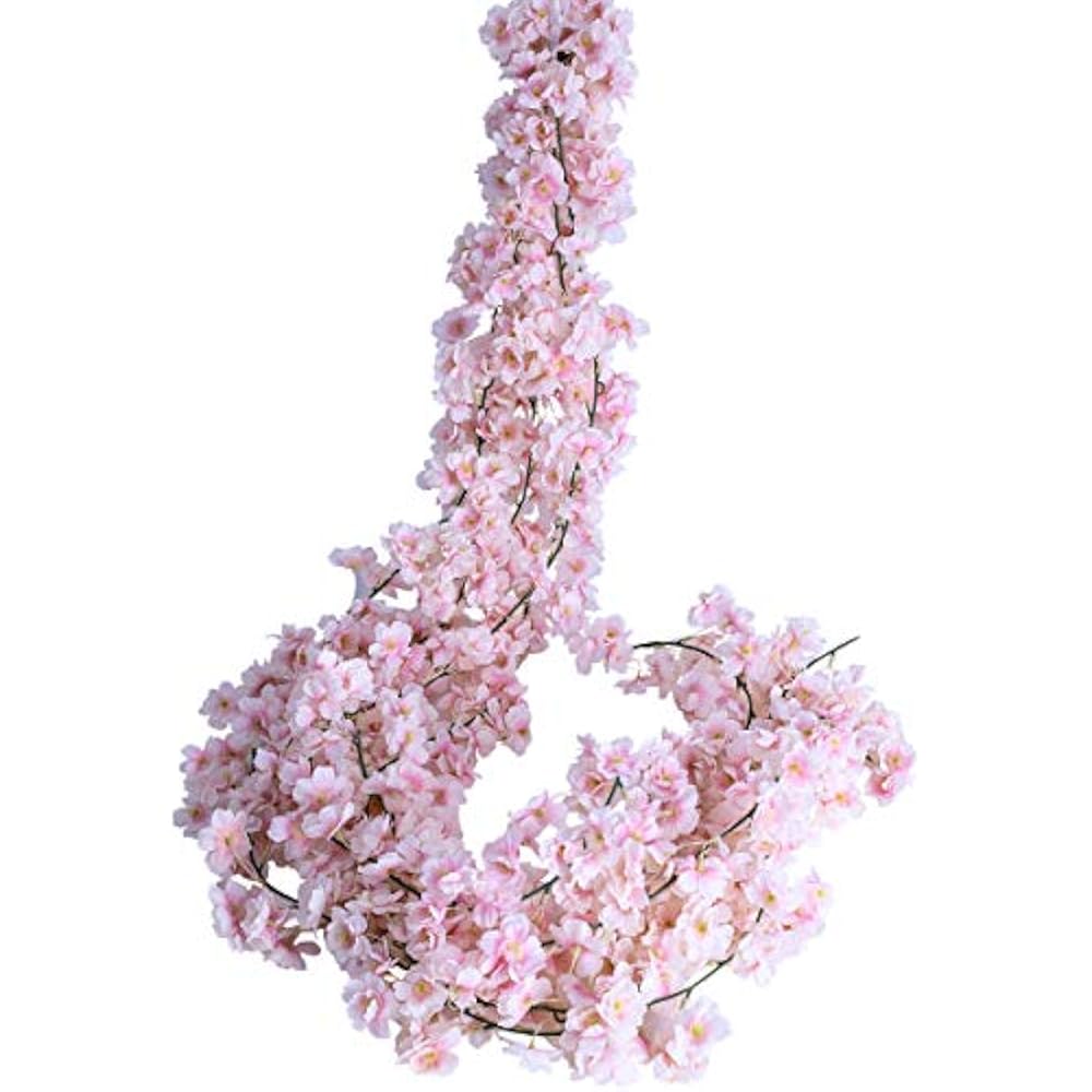 Artificial Cherry Blossom Garland Hanging Vine Silk Wedding Party Decor,(2, Home 739770121133 eBay