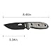 CIMA -1 Upgraded Version Black Knife Full-Tang Outdoor Survival Fixed Blade Hunting Knife (Regular Version/K Sheath)