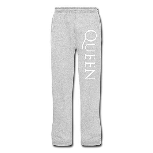 GUAN Men's Queen Logo Sweatpants Ash L
