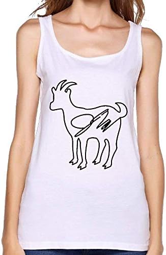 HSJSS Women Erika Costell Same Popular Logo Fitness Sports White Tank Top Tank Tops