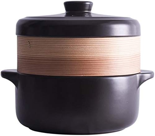 Steamer Casserole Dish with Lid Stewed Meat Pot Gas Stove is Suitable 3.1L 3-5 People Apply