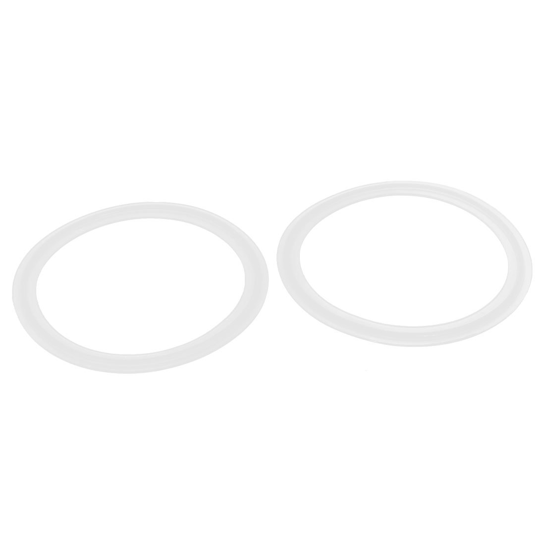 Sourcingmap 106mm Silicone Gasket 2pcs for 4.2-inch Clamp Pipe Ferrule