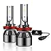 WenTop LED Headlight Bulbs, LED Headlamp, All-in One Conversion Kit H11(H8,H9),CSP Chips,DOT Certification,For auto Cars Super Bright Headlamp - 9600LM 6500K Xenon White