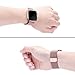 Maledan Metal Bands Replacement Compatible with Fitbit Versa, Stainless Steel Milanese Accessories Bracelet Strap Band with Magnet Lock for Women Men, Rose Gold, Small