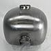 Sporty Frisco P Nut Peanut Wassell Style Motorcycle Custom Gas Tank MID Tunnel - Early Bayonet Cam Style Bung for Gas Cap - Steel - 1.8 Gallon - Harley Sportster Chopper Bobber Cafe Racer Fuel Cell