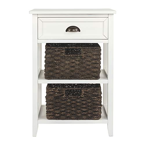 Signature Design by Ashley Oslember Modern Farmhouse Accent End Table