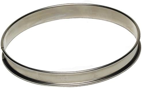 Tart Ring 3/4" High, Stainless Steel - 70mm (2-3/4")